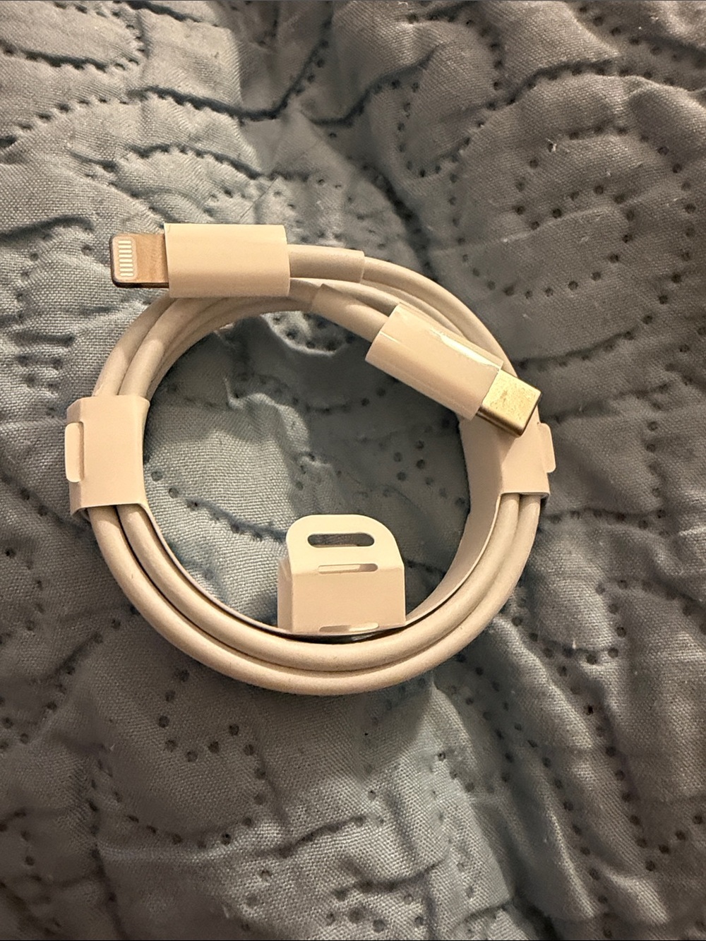 Apple White Lightning to USB-C Cable – OEM Style